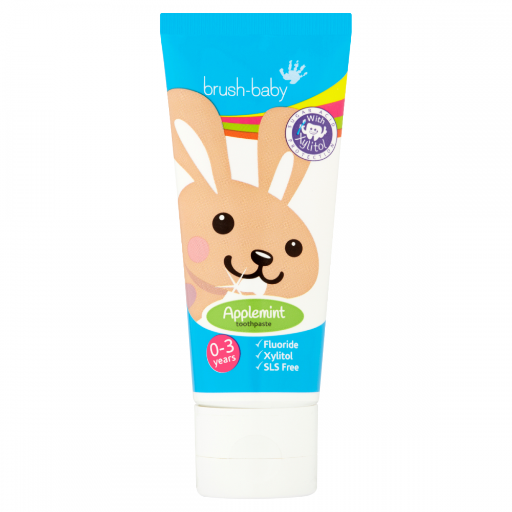 baby brush toothpaste